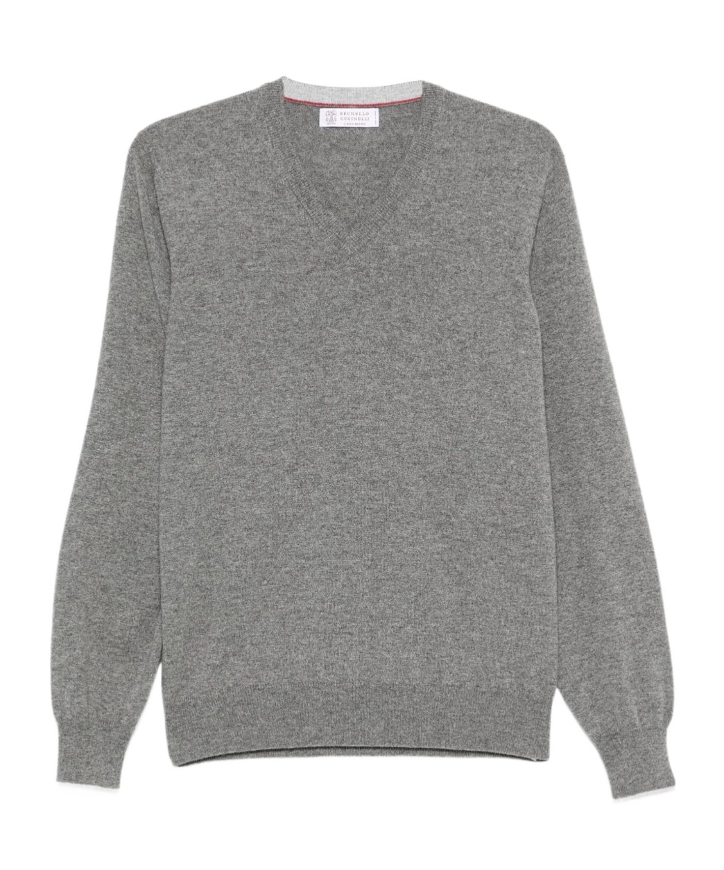 Brunello Cucinelli V-neck Sweater In Gray