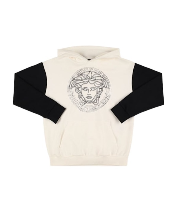 Versace Printed Hooded Hoodie