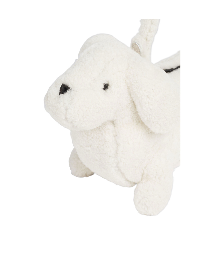 THOM BROWNE HECTOR SHEARLING SHOULDER BAG