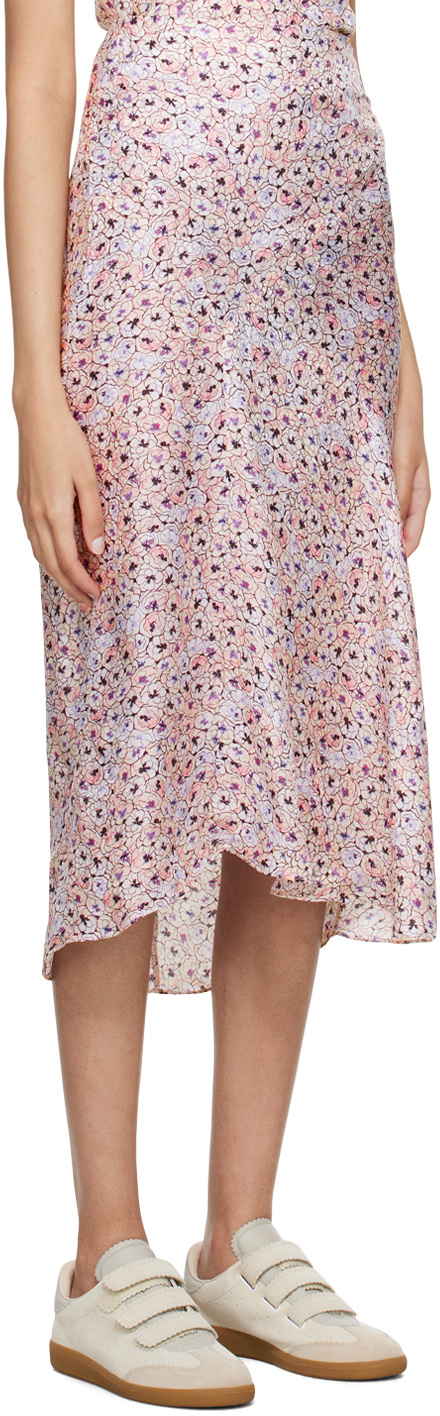 Isabel Marant Pattern Printed Skirt In Nude