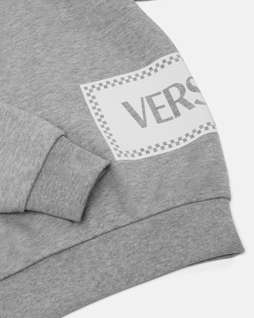 Versace Sweat Shirt In Gray