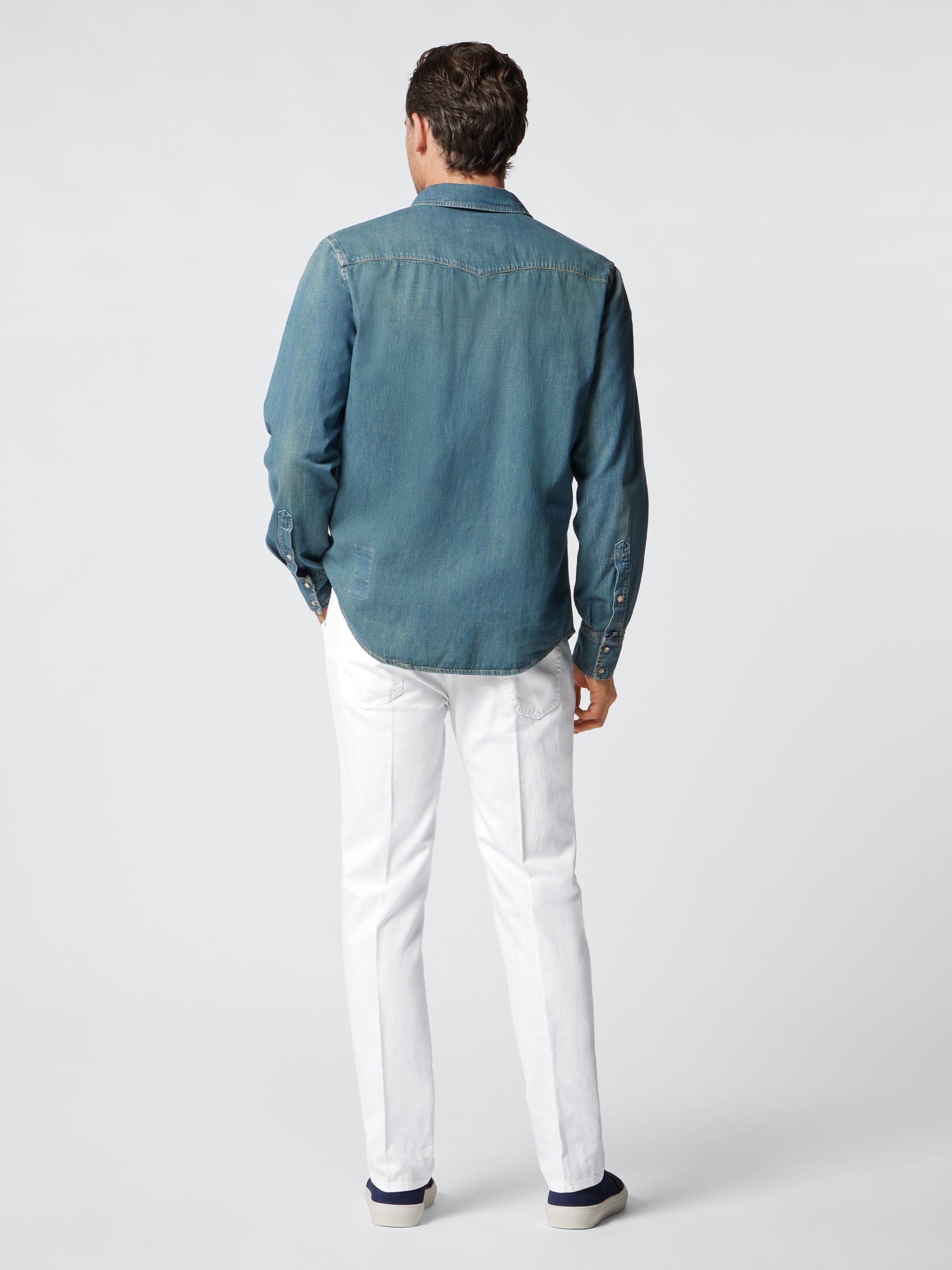 Shop Jacob Cohen Scott Slim-cut Jeans In White