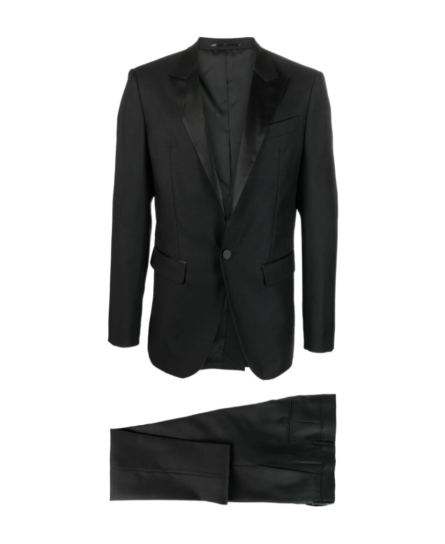 Dsquared2 Single-breasted Two-piece Suit In Black