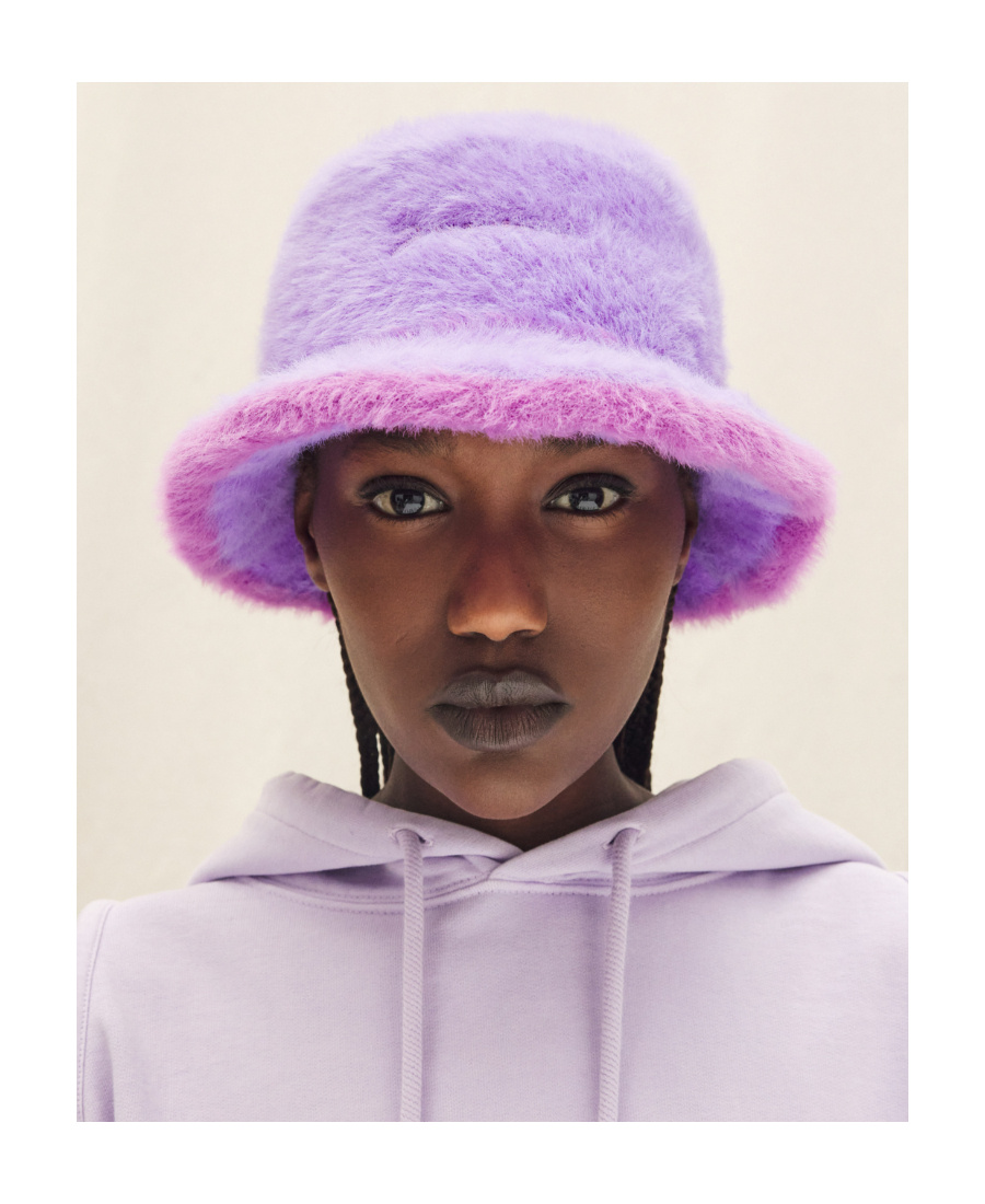 Jacquemus Le Bob Neve Bucket Hat In Purple