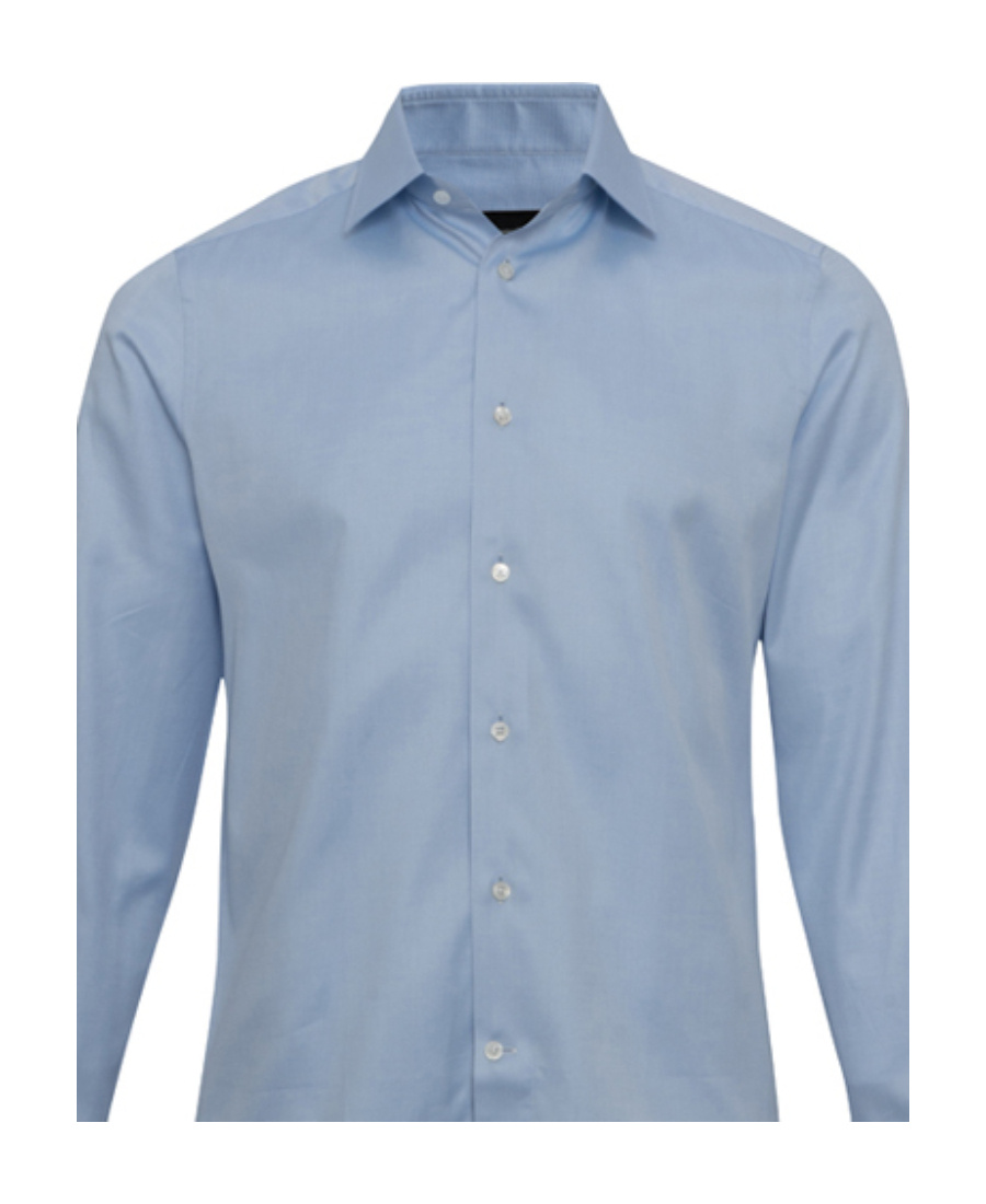 Shop Zegna Long-sleeved Shirt In Blue