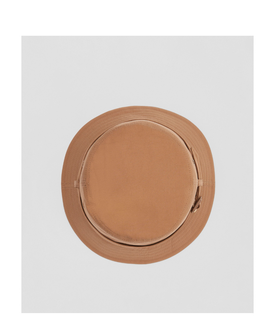 Shop Burberry Gabardine Bucket Hat In Brown