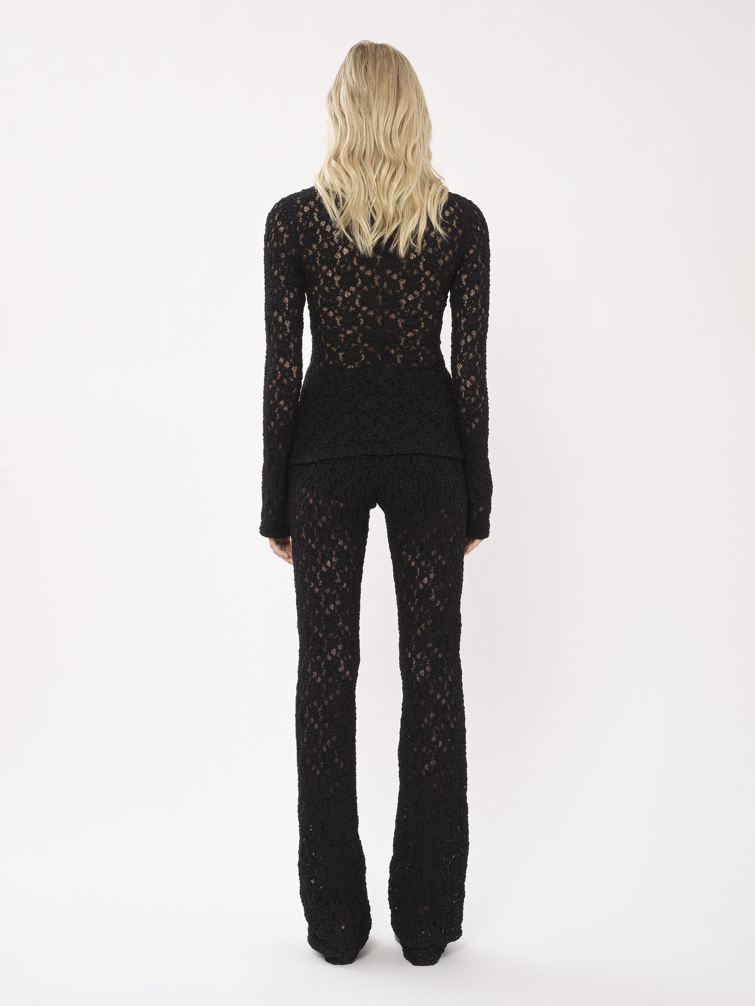 Chloé Horn Casual Pants In Black