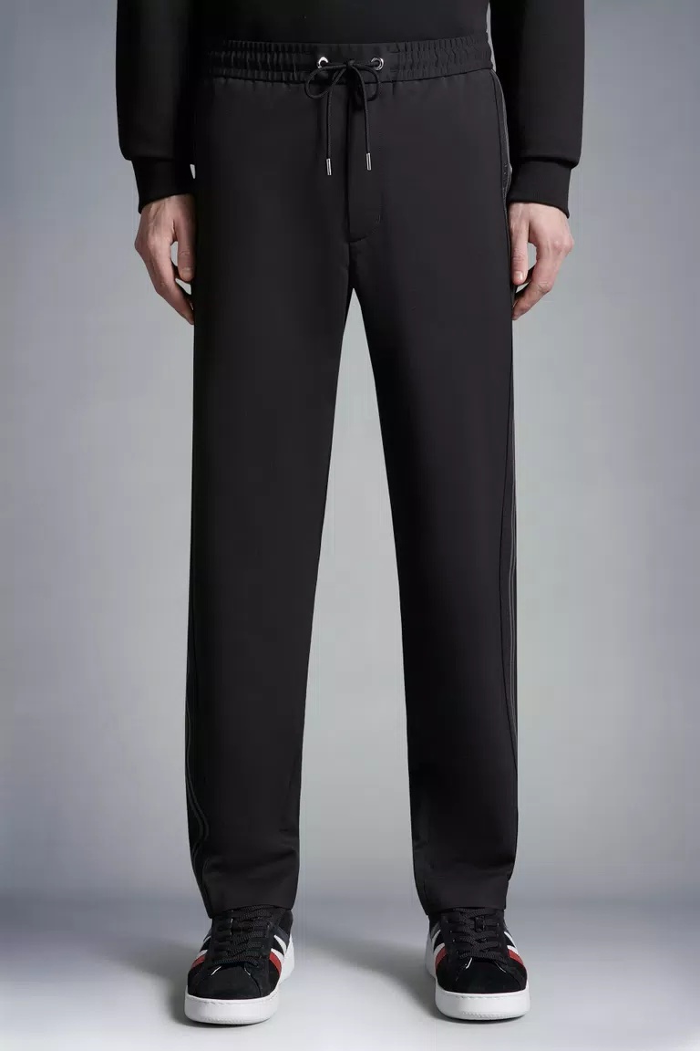 Moncler Drawstring-waist Track Pant In Black