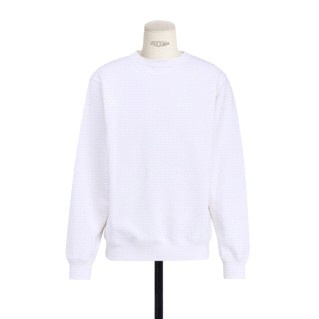 Dior Crew Neck Sweatshirt In White
