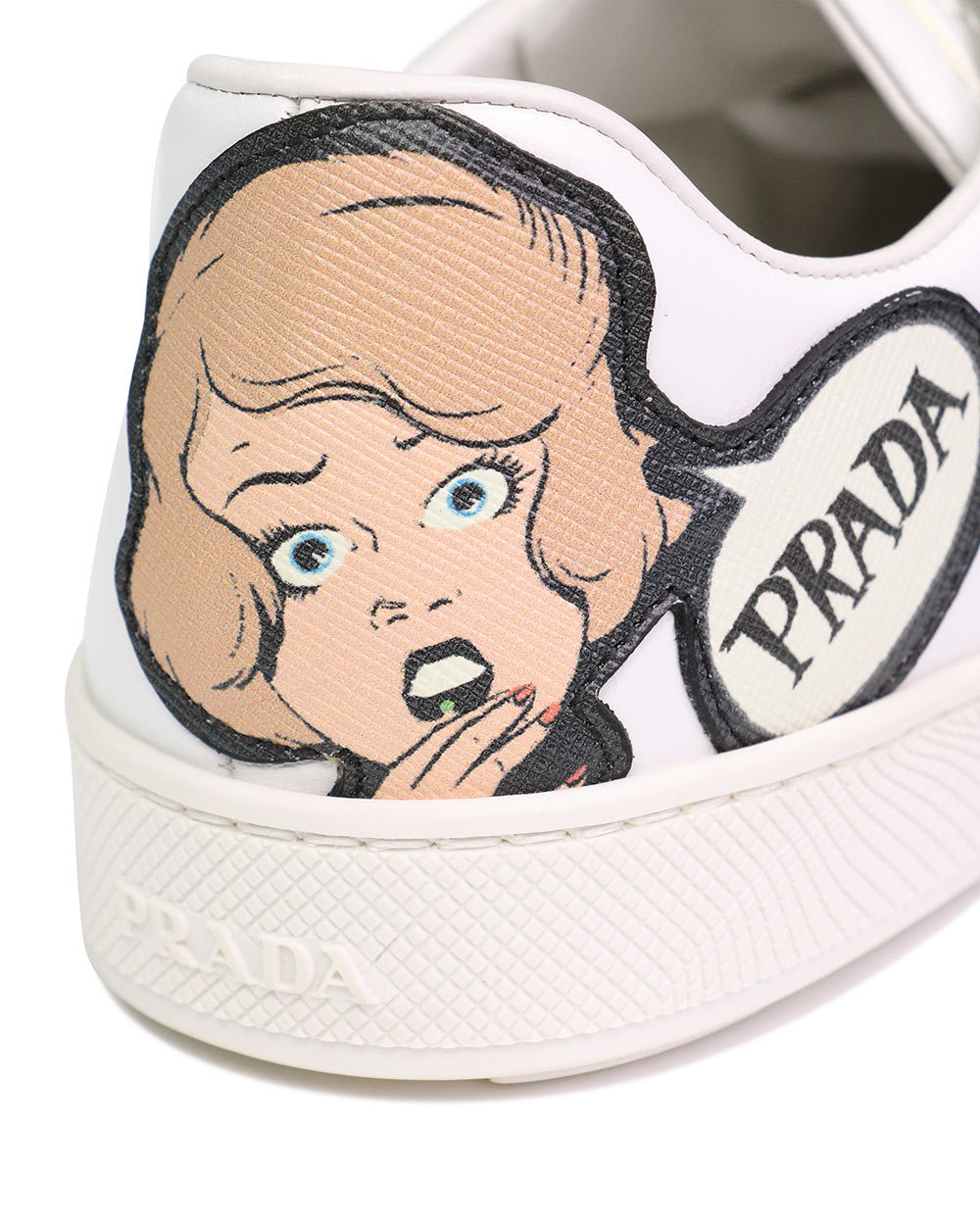 PRADA LOGO-LACING CASUAL SNEAKERS