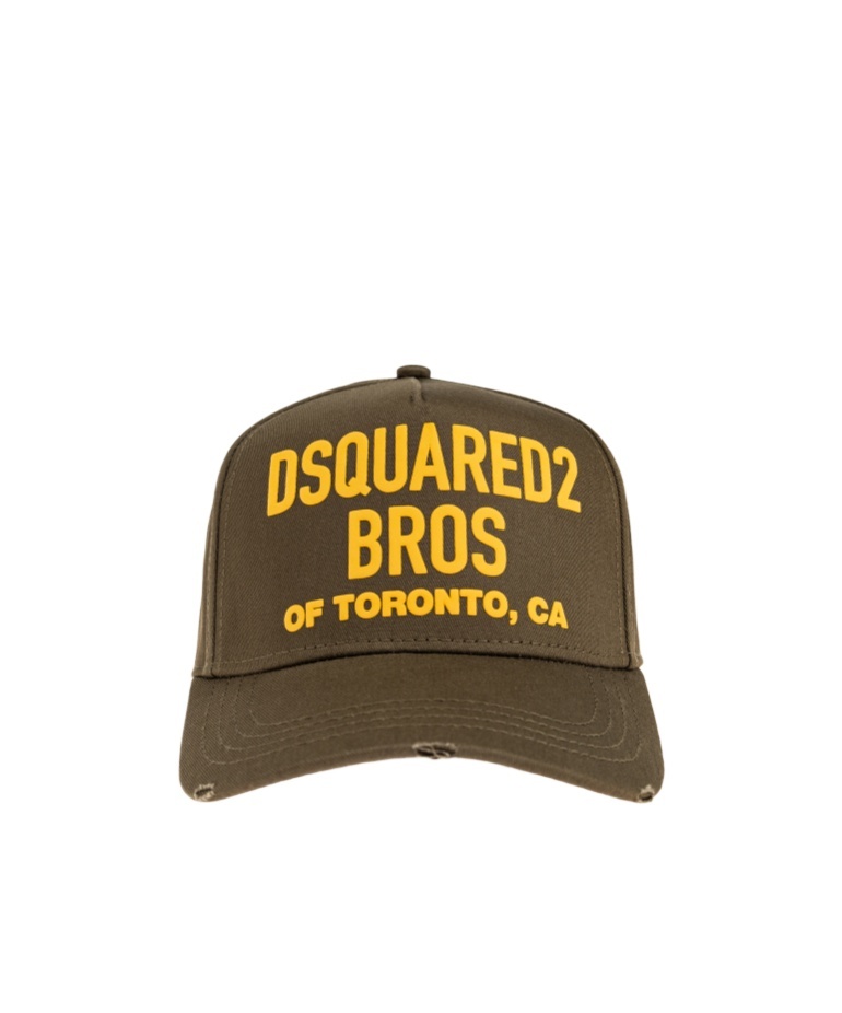 DSQUARED2 LOGO-PRINT BASEBALL CAP
