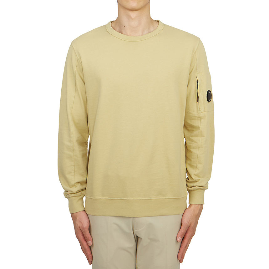 C.p. Company Logo-patch Cotton Sweatshirt In Nude