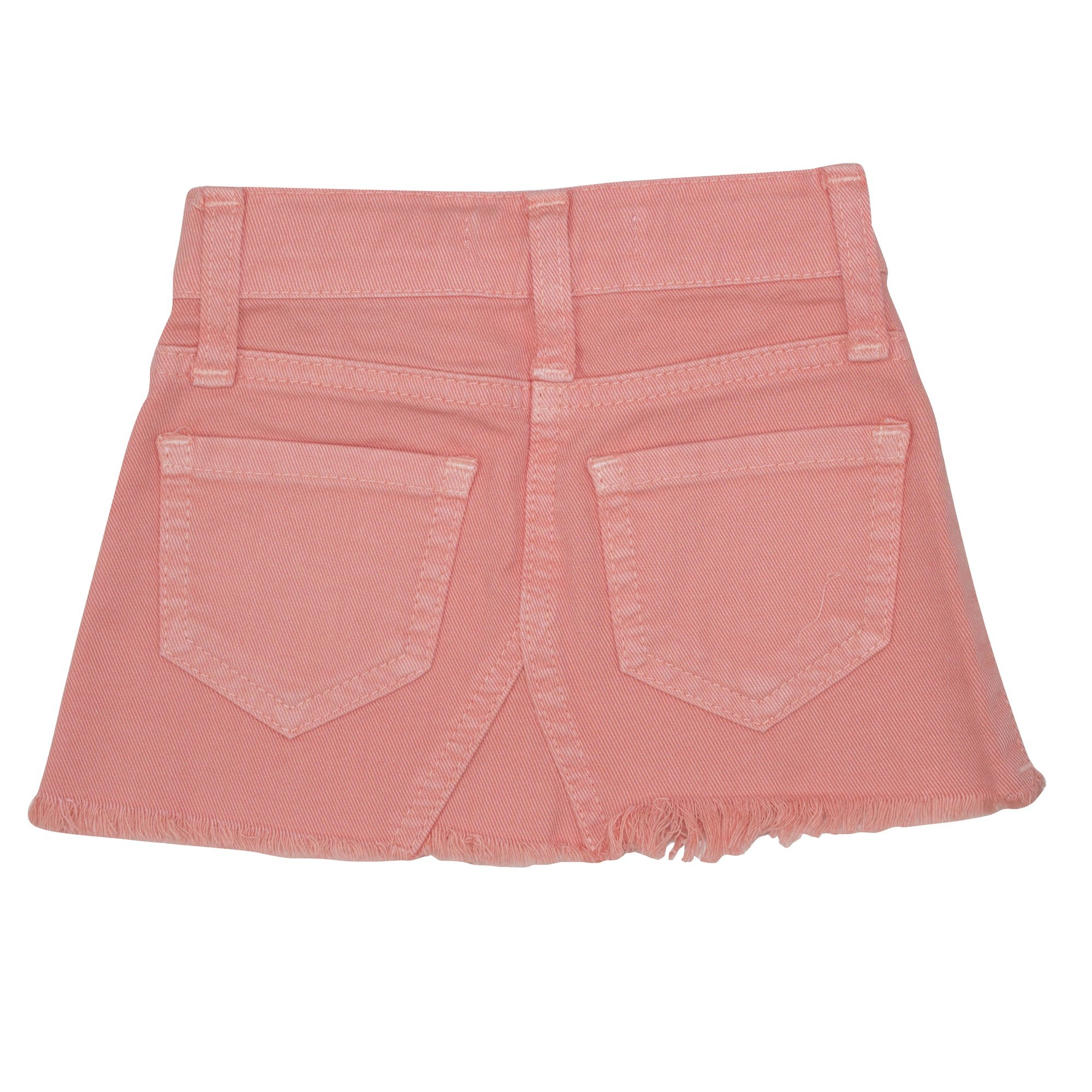 Miss Blumarine Gonna Baby Girl Salmone In Denim In Cotone In Pink