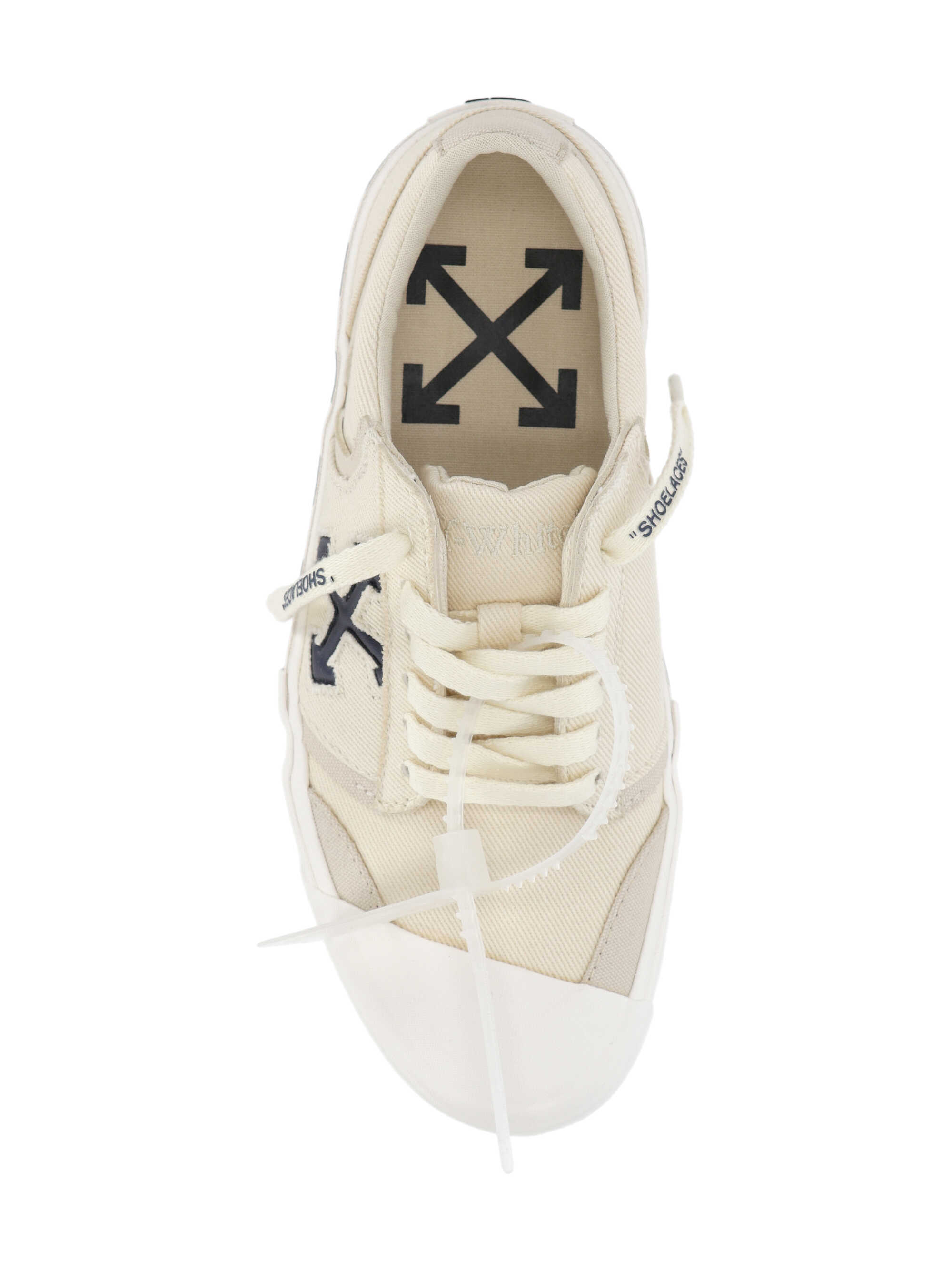 Off-white Lace-up Low-top Casual Shoes In Brown