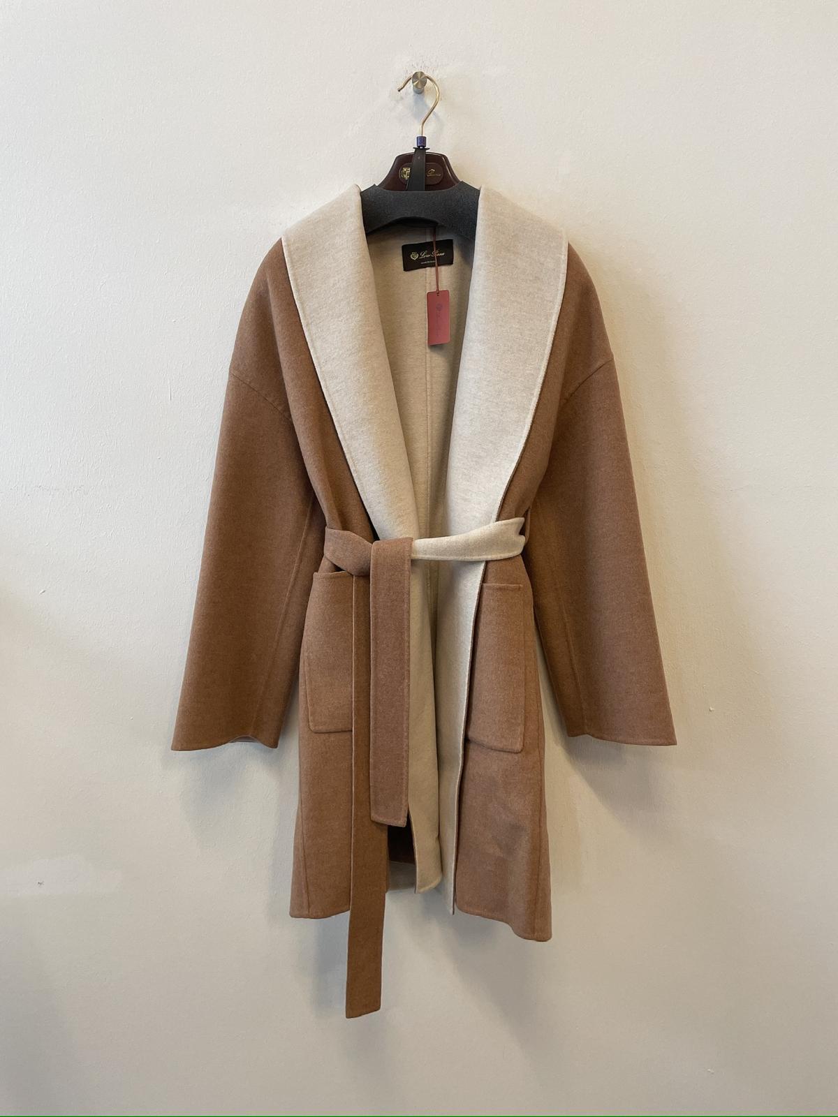 Loro Piana Long-sleeved Coat In Brown