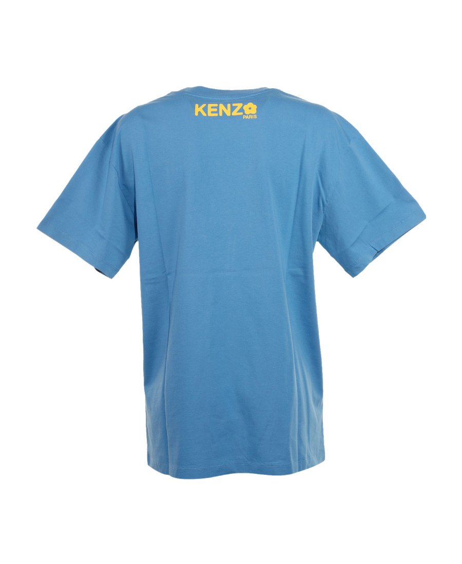 Kenzo Boke Flower 2.0-print Cotton T-shirt In Blue