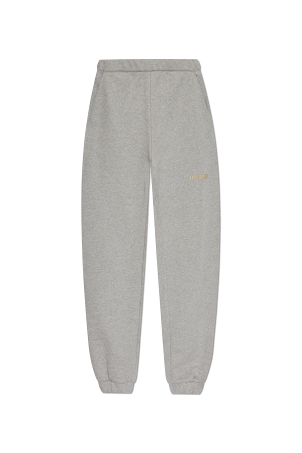 Attico Logo Sweatpants In Gray