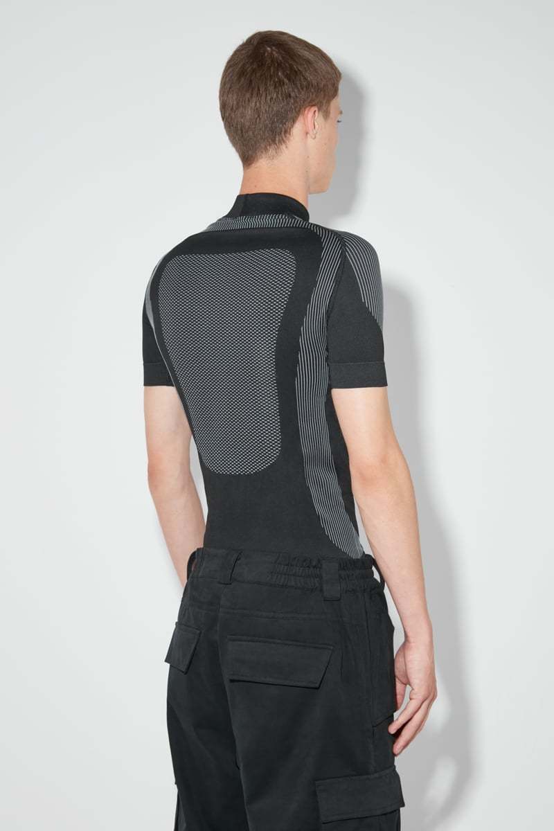 Misbhv Muted Black Stretch Sport T-shirt In Black