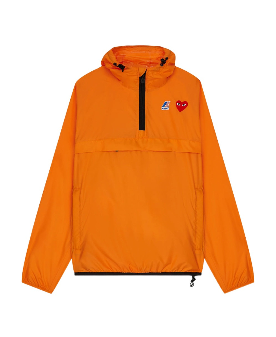 Comme Des Garçons Play X K-way Pullover Hooded Jacket
