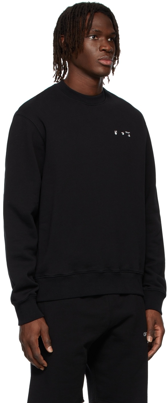 Off-white Caravaggio Graphic Sweatshirt In Black