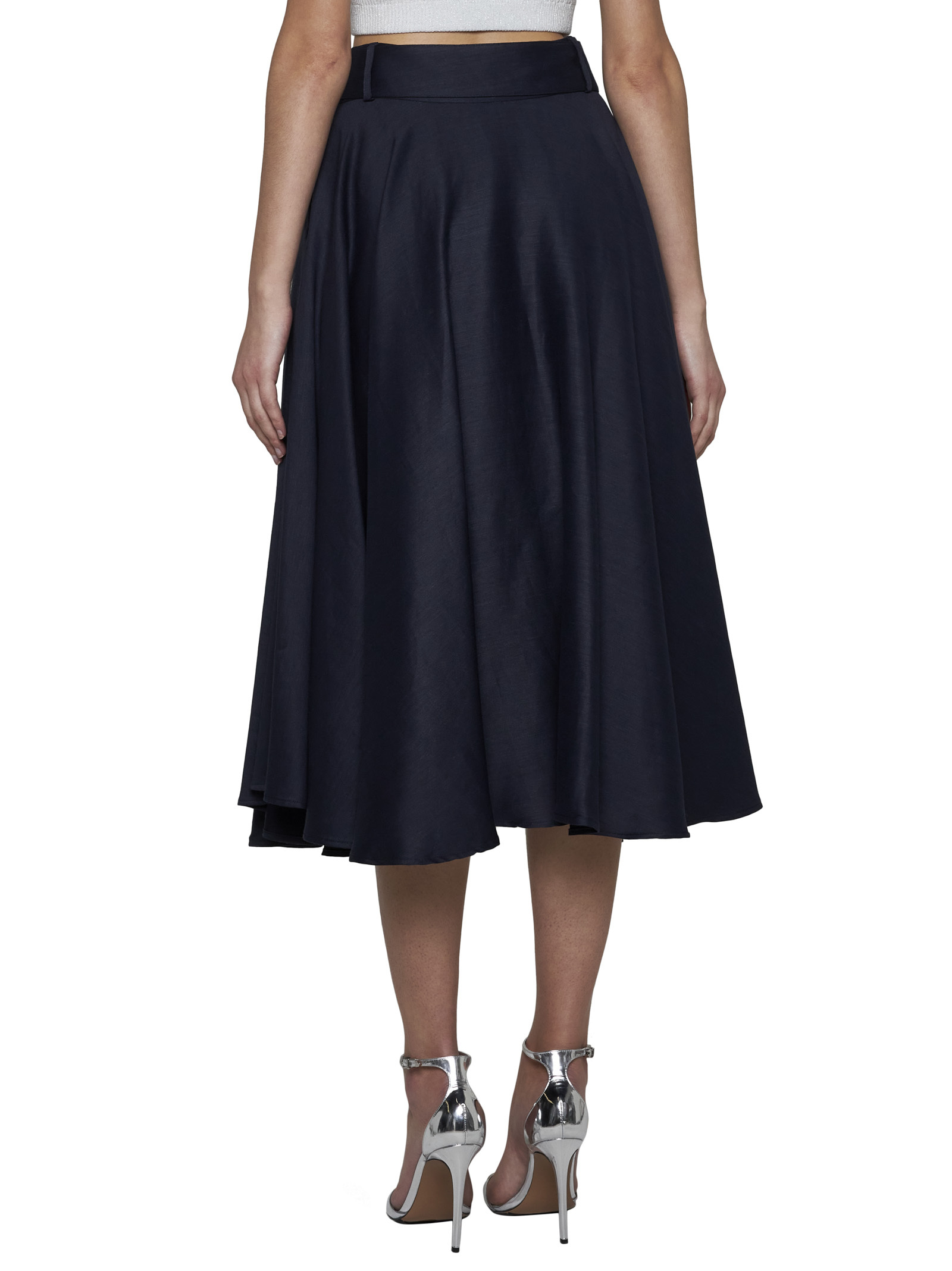 Lardini Belt Loop Belt Skirt