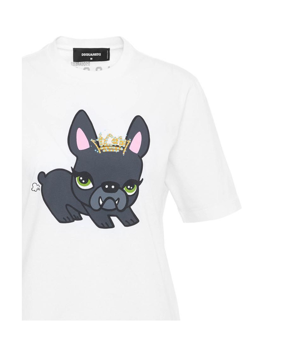 Dsquared2 Graphic Print T-shirt In Black