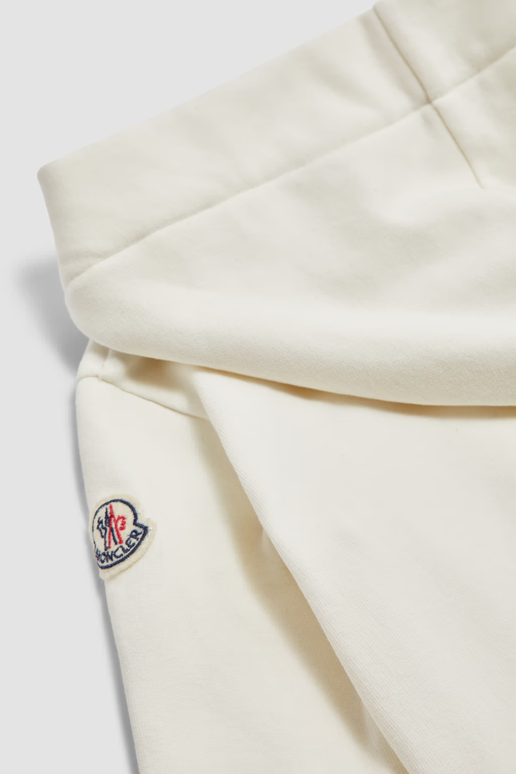 MONCLER MONCLER ENFANT LOGO PATCH HOODED DRESS