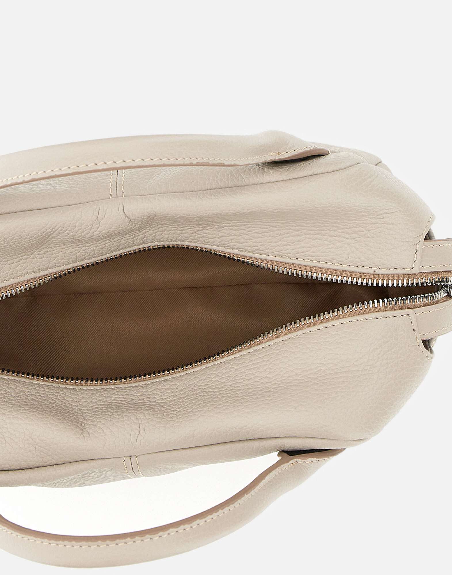 Gianni Chiarini Logo Patch Zipped Tote Bag In Brown