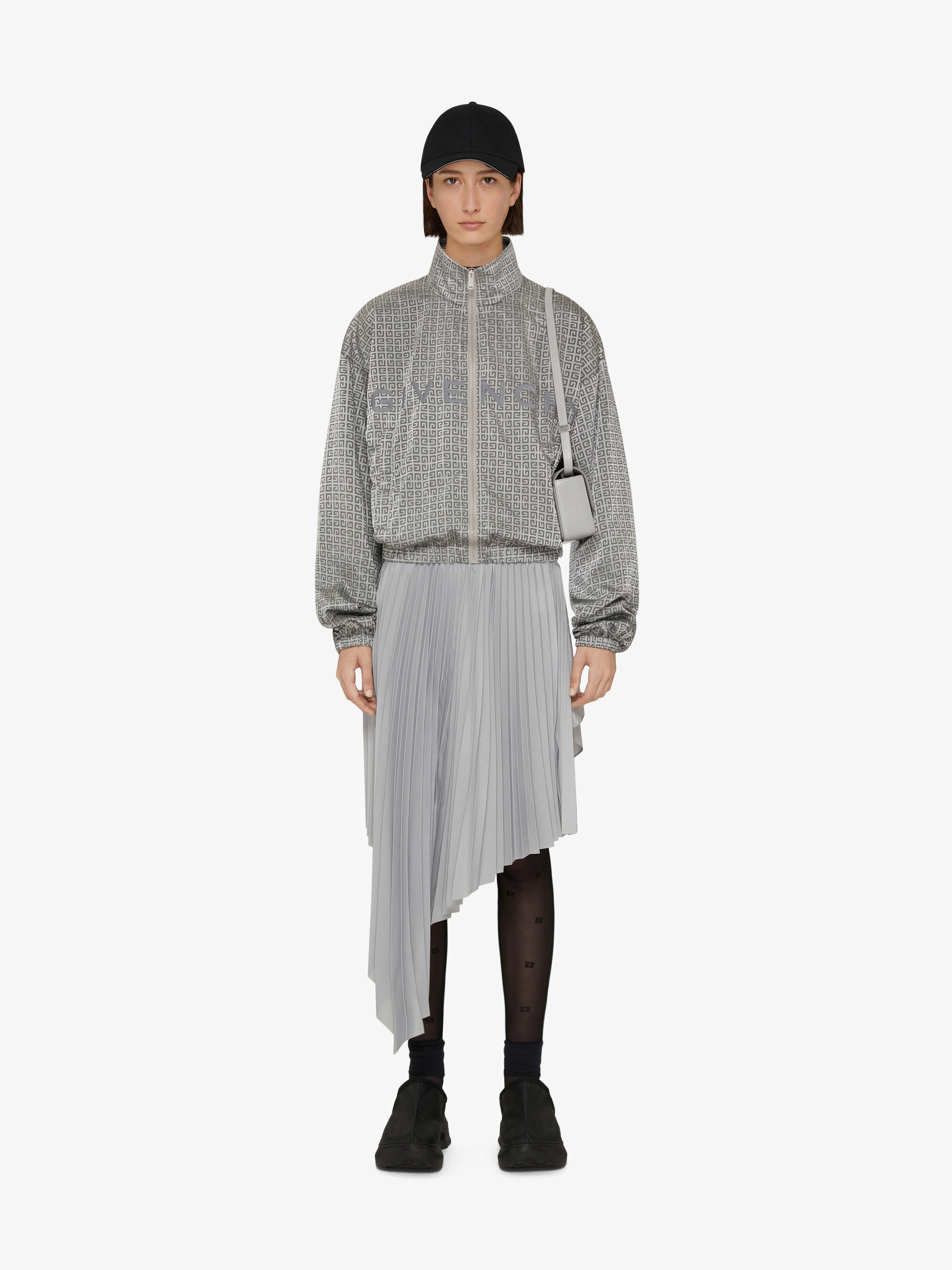 Givenchy Asymmetric Pleated Skirt