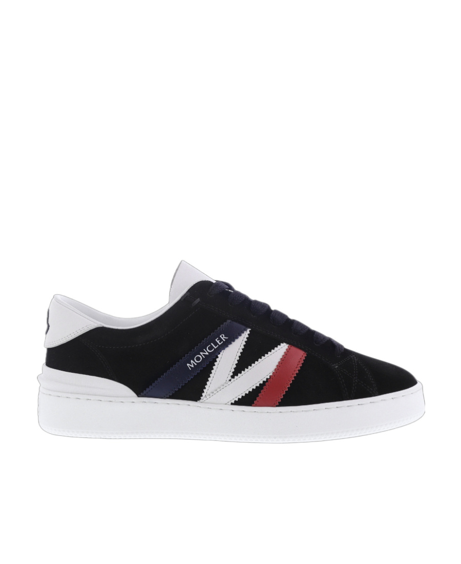 Shop Moncler Monaco M Low-top Sneakers In Black