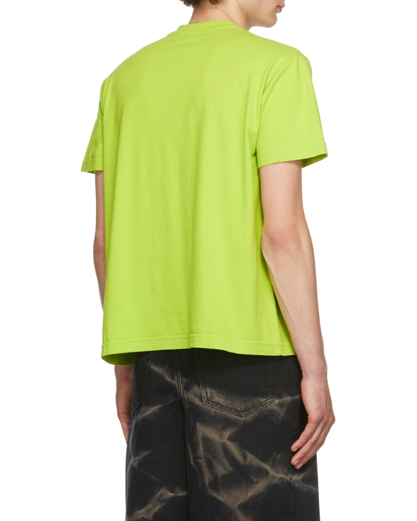 Sunnei Logo-print Cotton T-shirt In Green