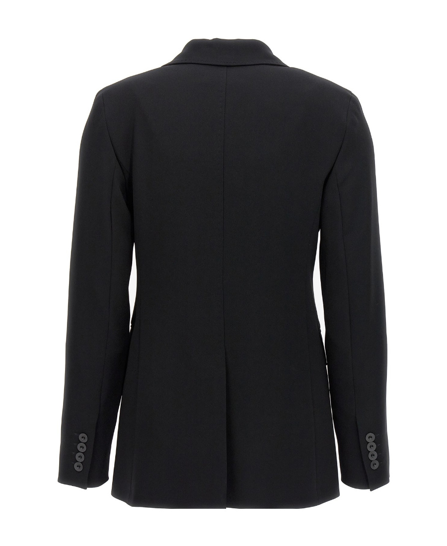 Max Mara Single-breasted Suit Jacket In Black