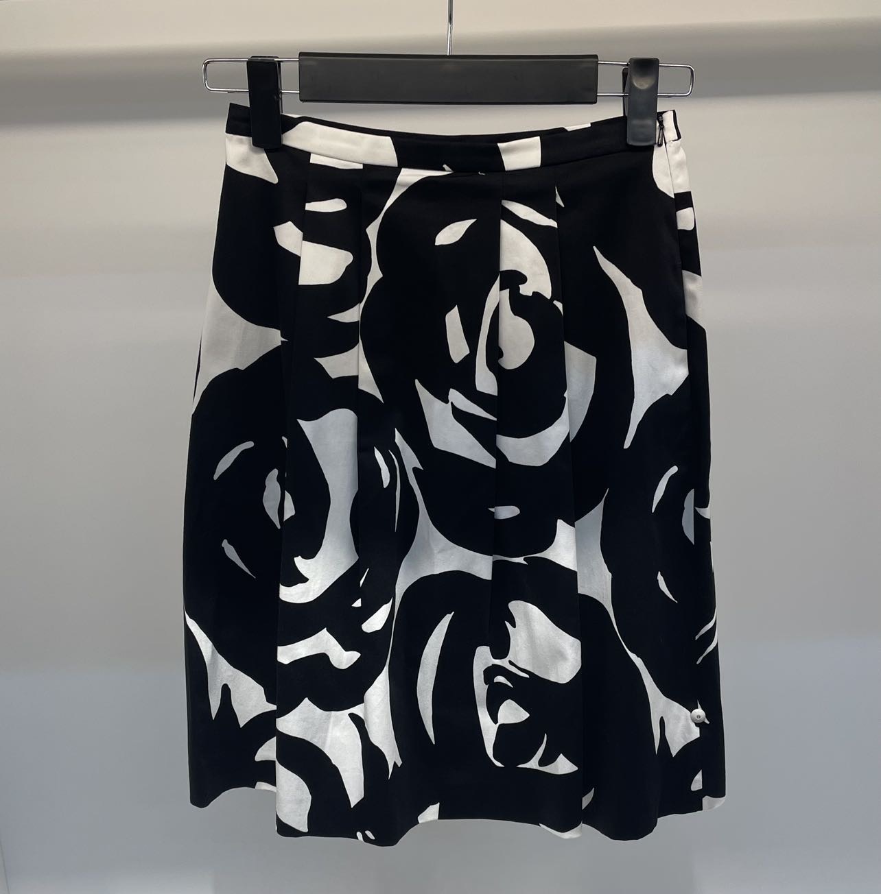 Max Mara Pattern Skirt In Black