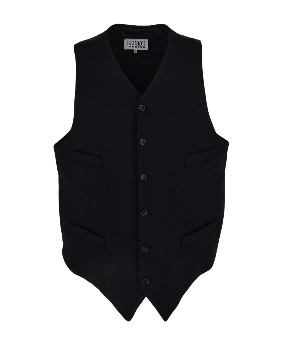 MM6 MAISON MARGIELA QUILTED-LINING WAISTCOAT 
