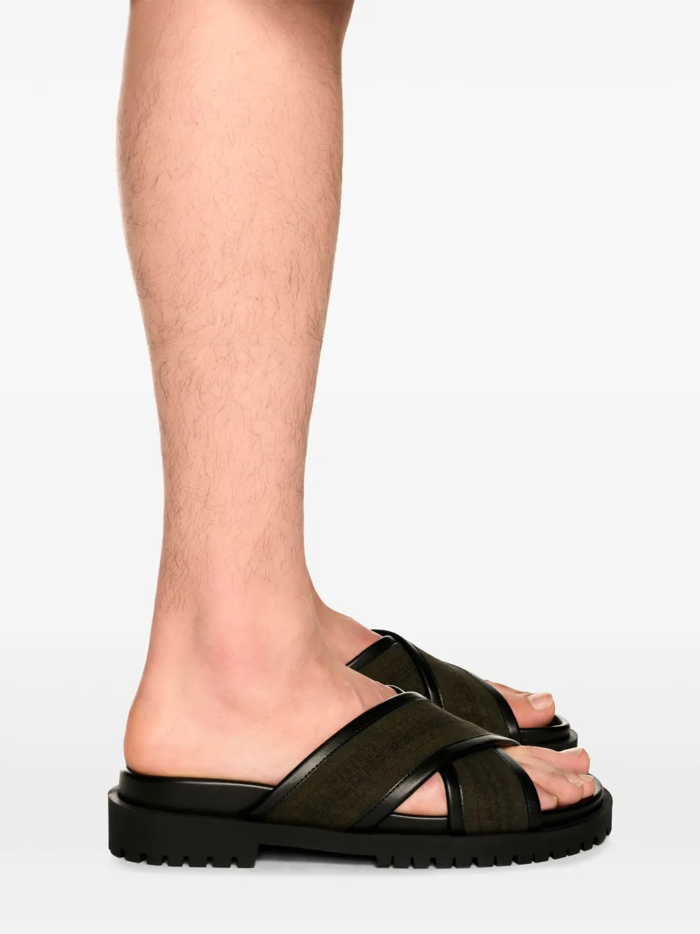 Off-white Chicago Criss Sandal In Black