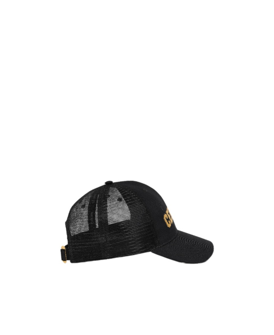 Celine Logo Baseball Cap In Black