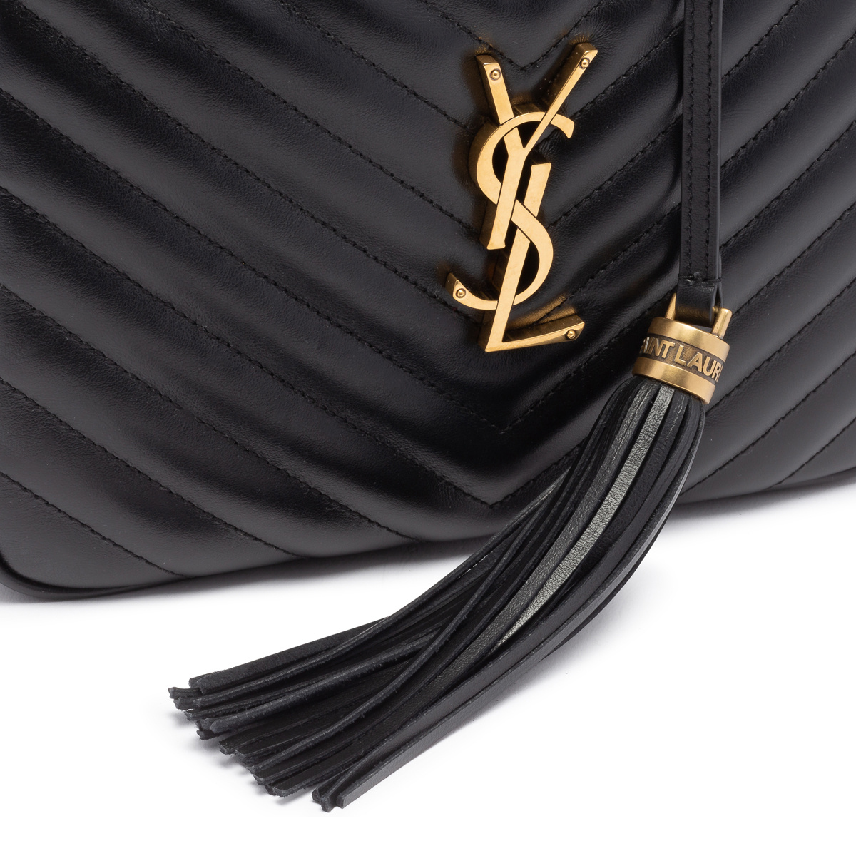 Saint Laurent Lou Camera Bag In Black