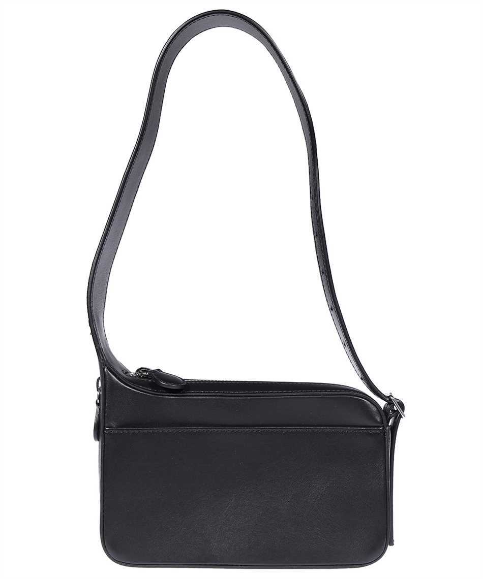 Shop Courrèges Logo Shoulder Bag In Black
