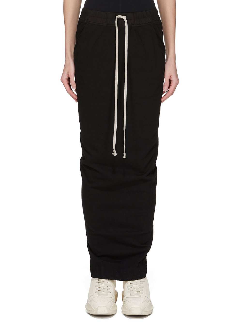 Rick Owens Drkshdw Pillar Maxi Skirt In Black