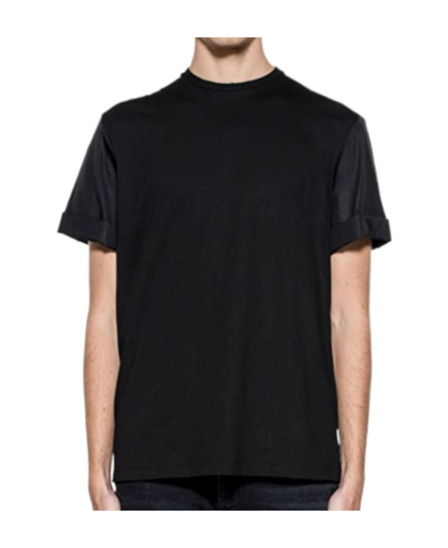 Neil Barrett T-shirt With Round Neck And Short Sleeves In Black