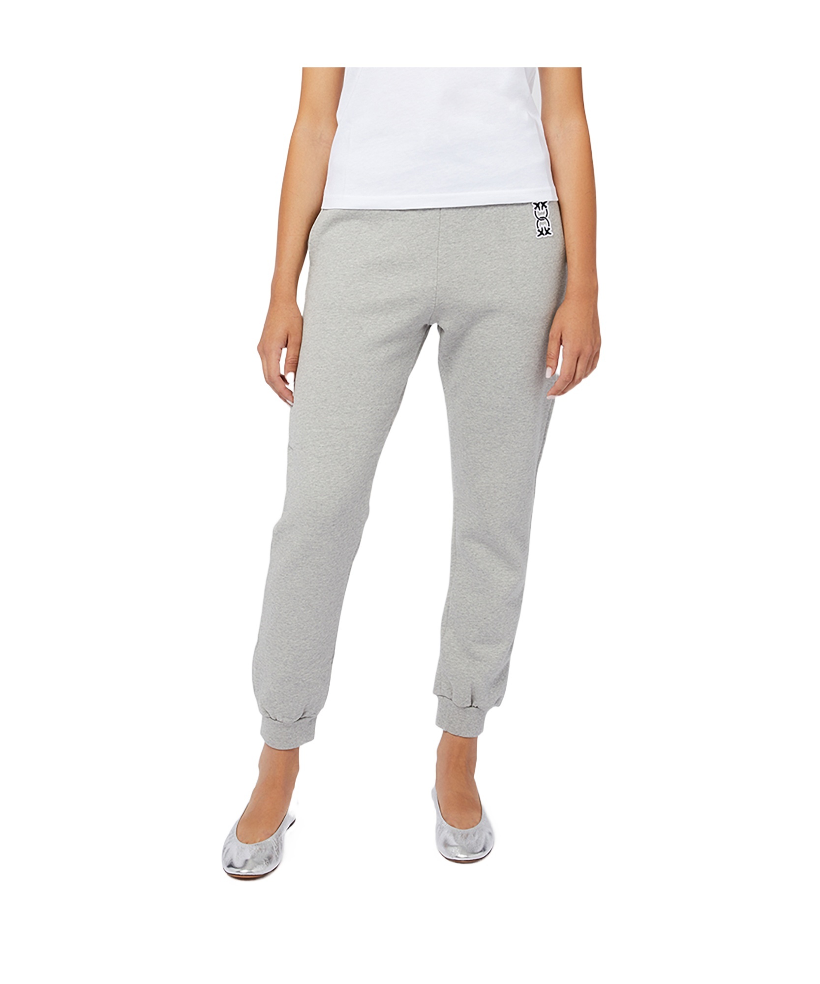 Pinko Carico Track Pants In Gray