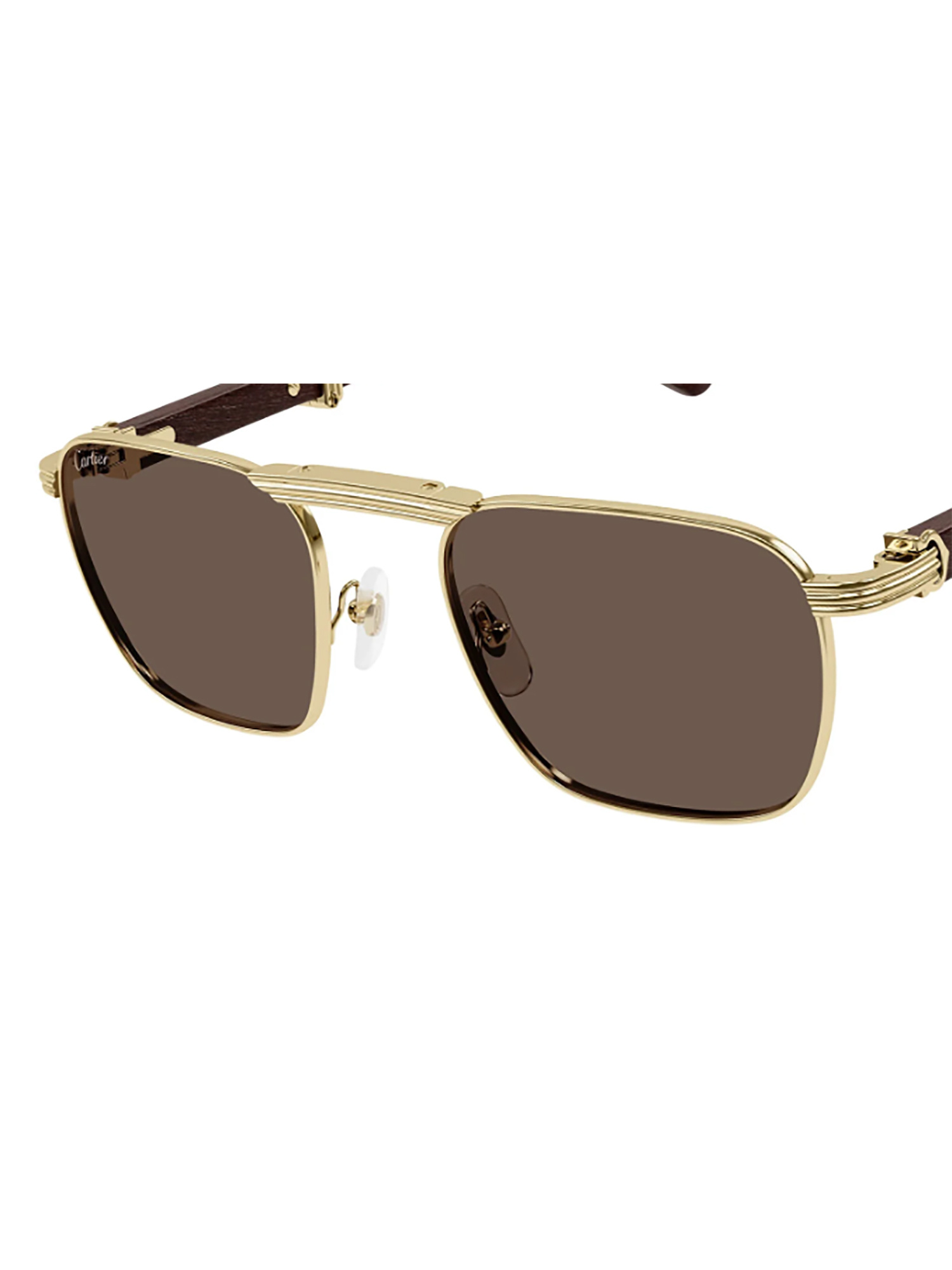 Cartier Eyewear Pilot In Green