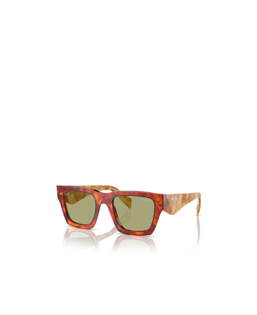 Prada Symbole Rectangle-frame Sunglasses In Nude