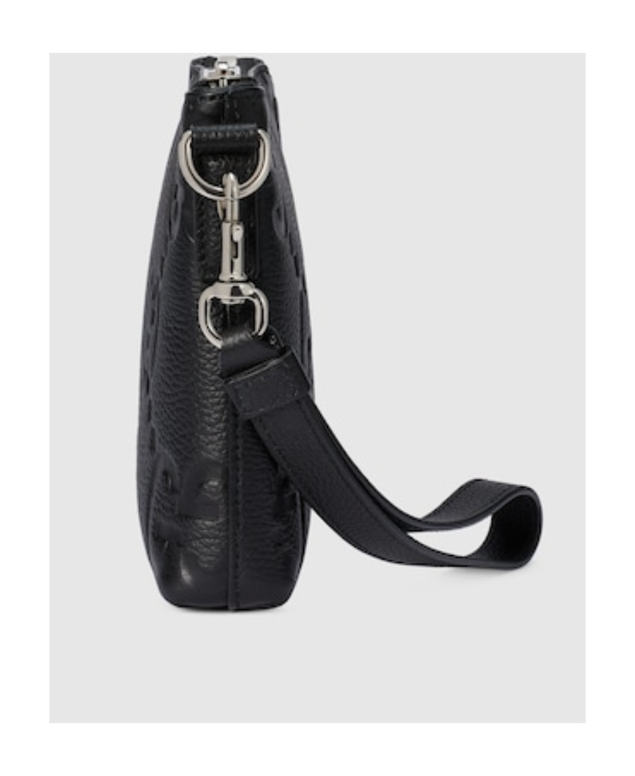 Gucci Medium Jumbo Gg Messenger Bag In Black