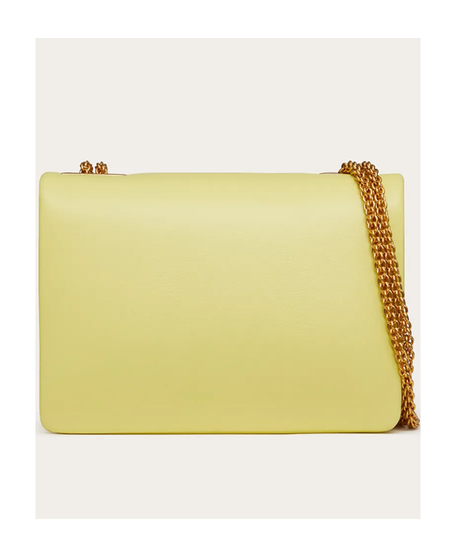 Valentino One Stud Crossbody Bag In Yellow