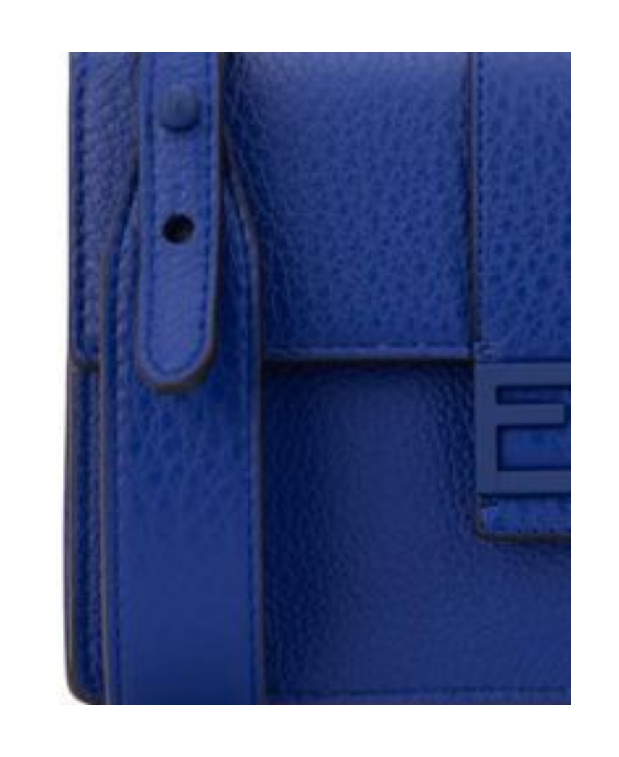 Shop Fendi Baguette Logo Shoulder Bag
