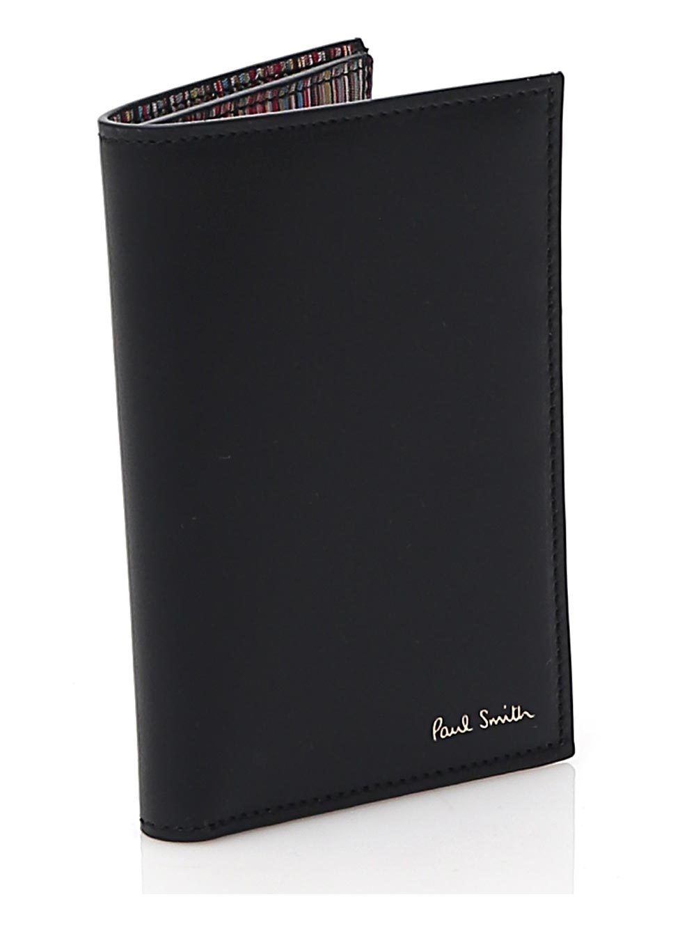 Paul Smith Leather Bi-fold Wallet In In Black
