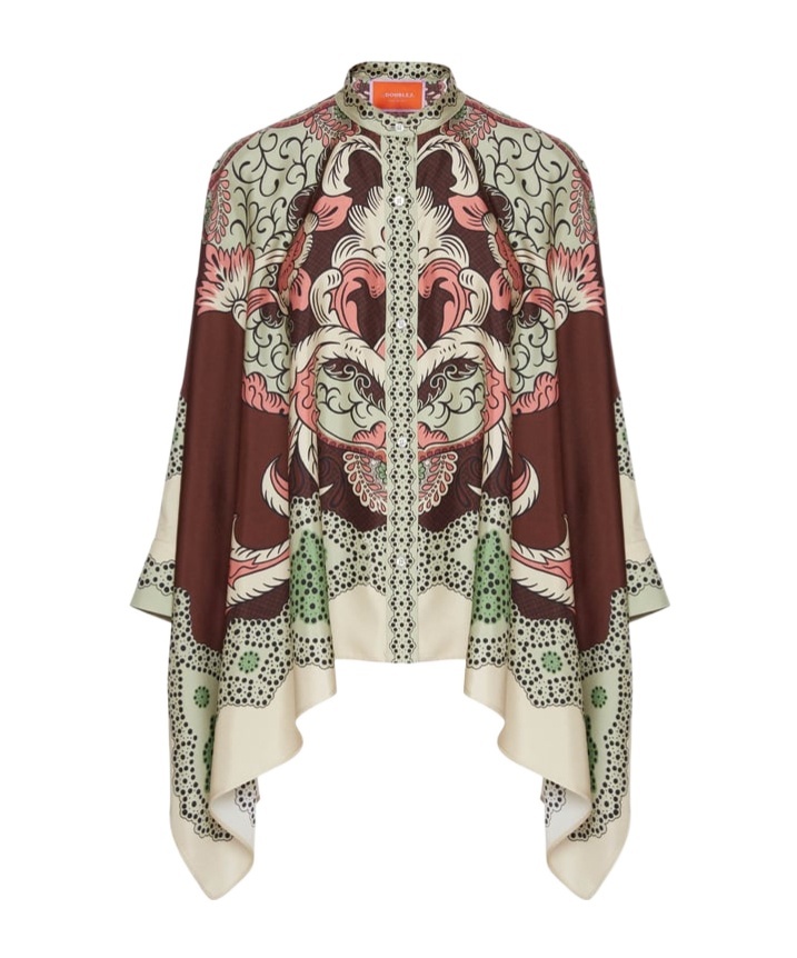 La Doublej Foulard Shirt In Nude