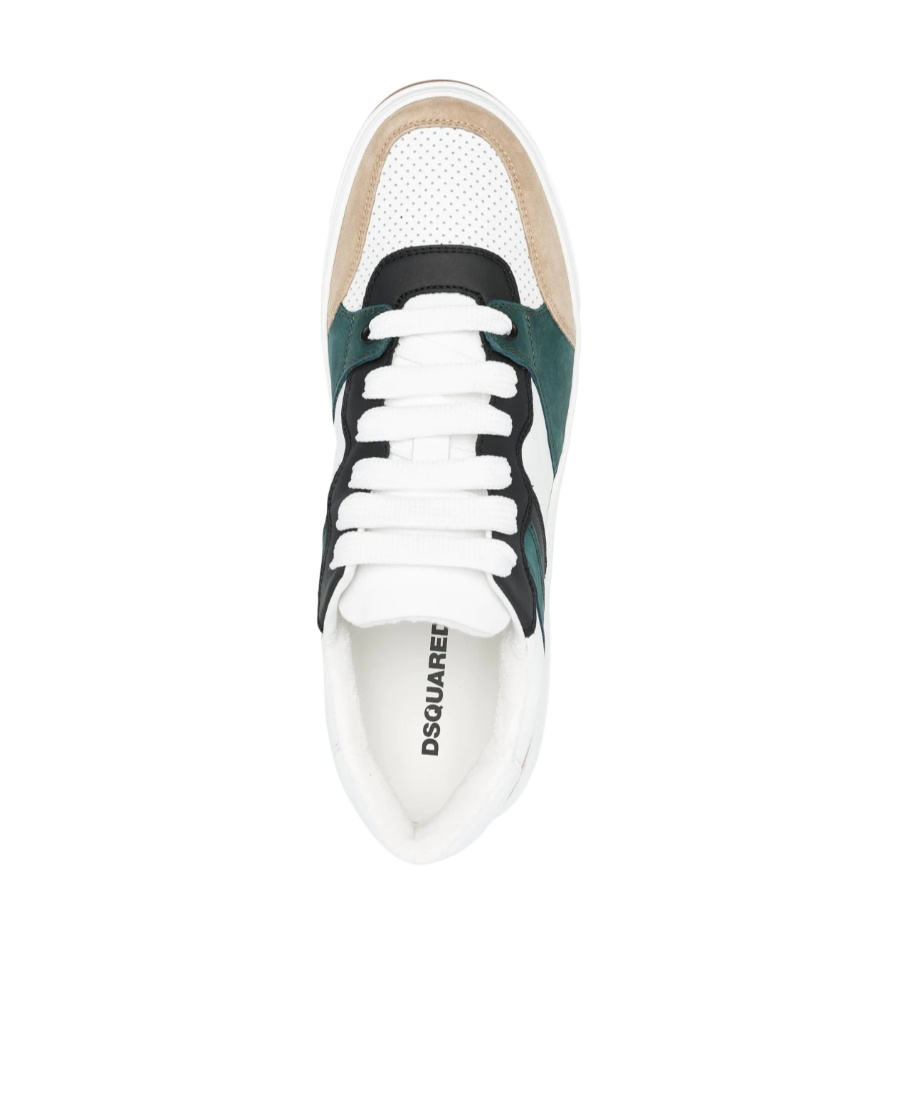 Dsquared2 Men's Bumpersneakerslace-up Low Top Sneakers In White