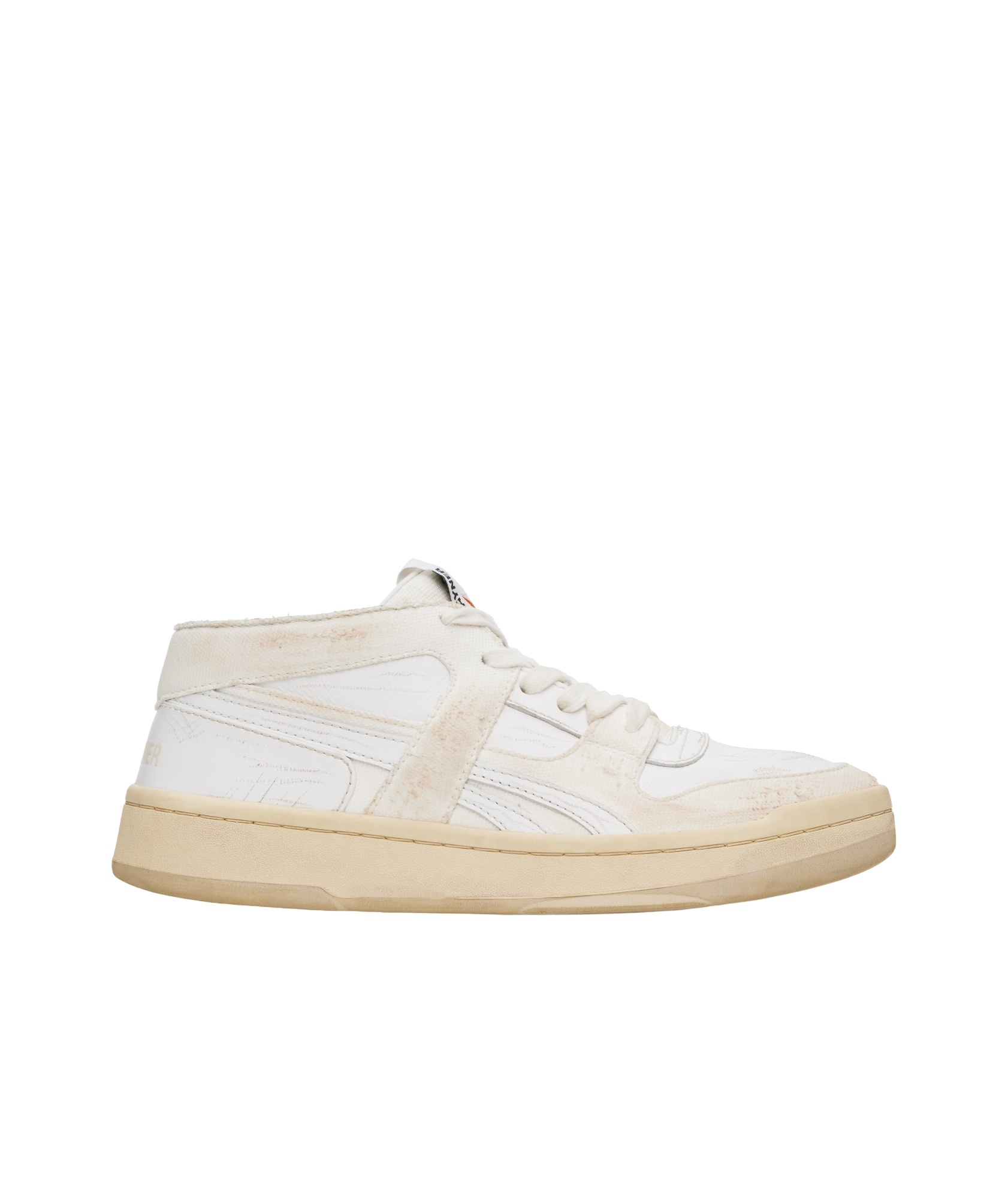 Hed Mayner Round Head Low-cut Sneakers In White
